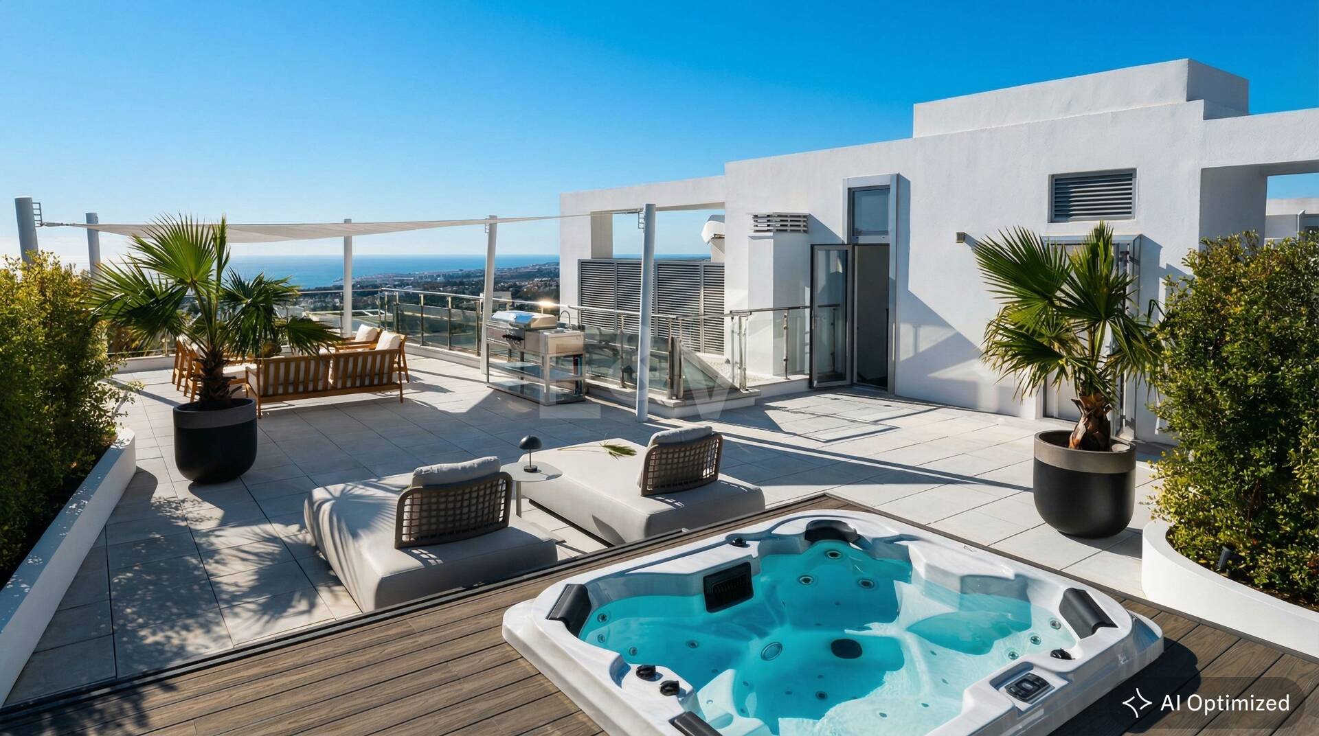 Elegante vivienda contemporánea con vistas al mar en Meisho Hills, Sierra Blanca