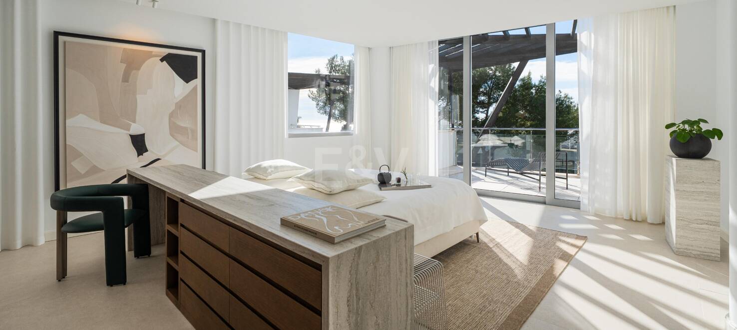 Elegantes zeitgenössisches Wohnen mit Meerblick in Meisho Hills, Sierra Blanca