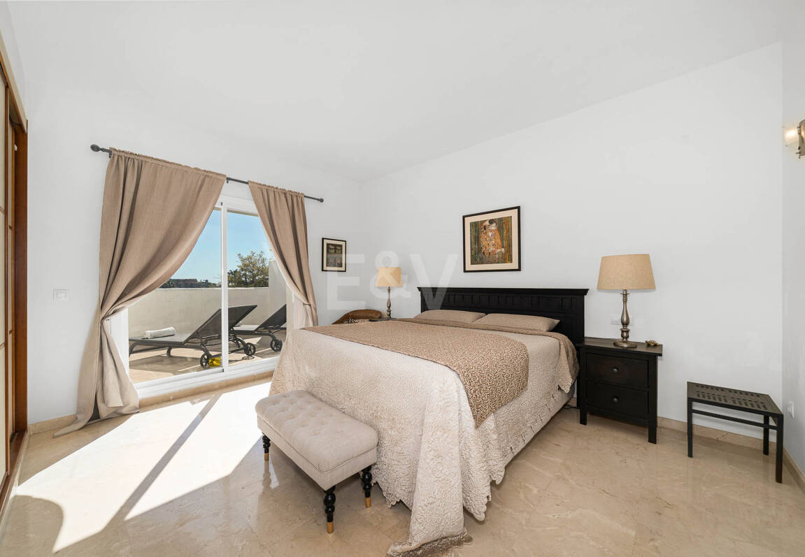 Elegant Duplex Apartment with Panoramic Sea Views in Gated and Sought-After Community