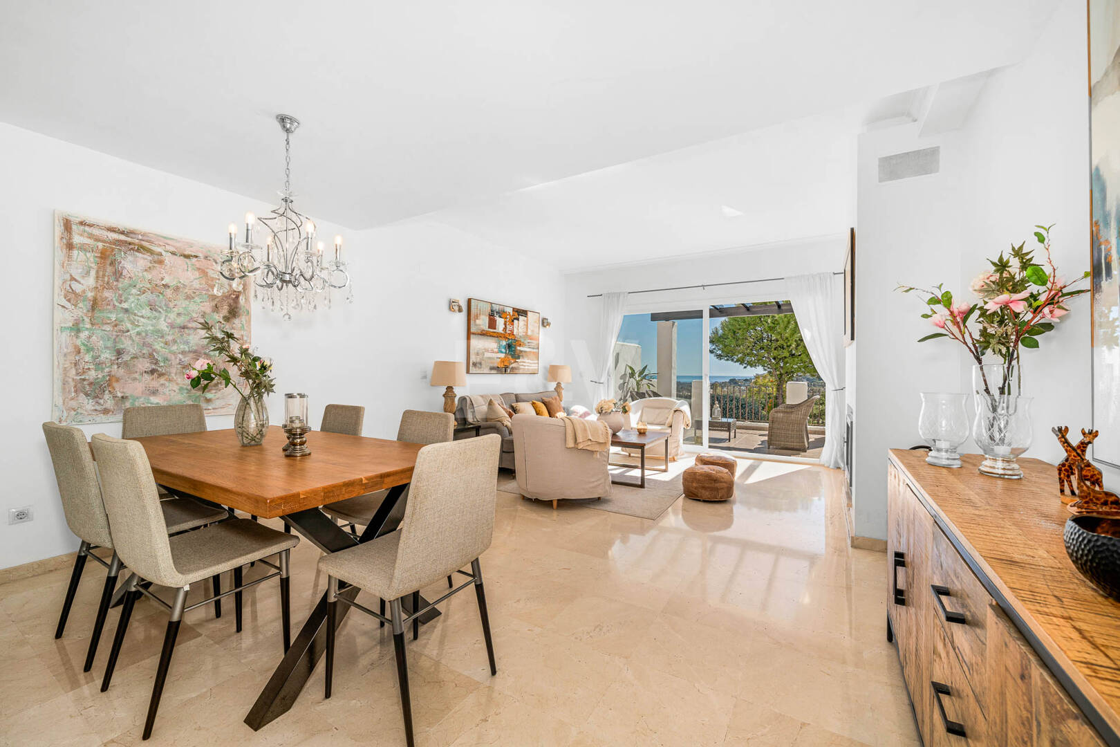 Elegant Duplex Apartment with Panoramic Sea Views in Gated and Sought-After Community