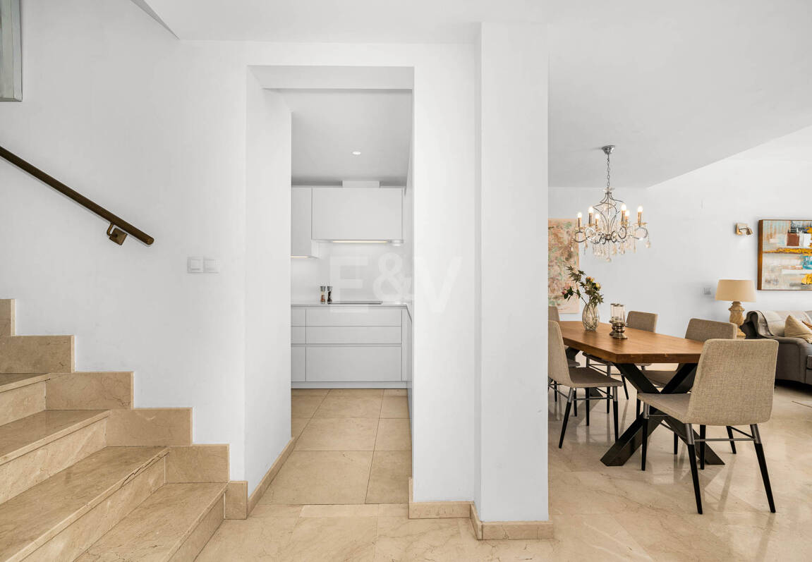 Elegant Duplex Apartment with Panoramic Sea Views in Gated and Sought-After Community