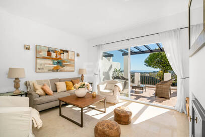 Elegant Duplex Apartment with Panoramic Sea Views in Gated and Sought-After Community