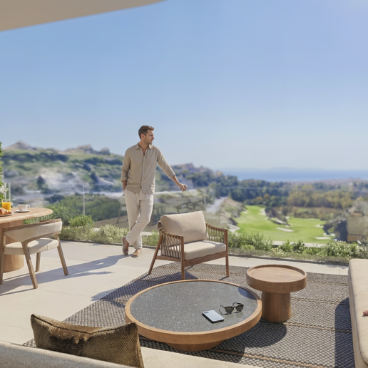 Apartamento de lujo de dos dormitorios: espacio, comodidad y vida contemporánea en un resort de cinco estrellas