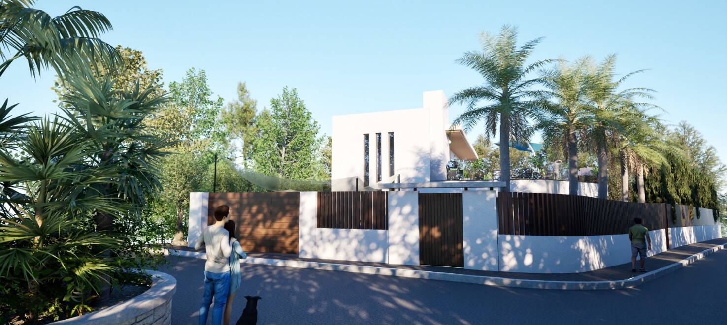 Villa de lujo en construcción a poca distancia de la playa