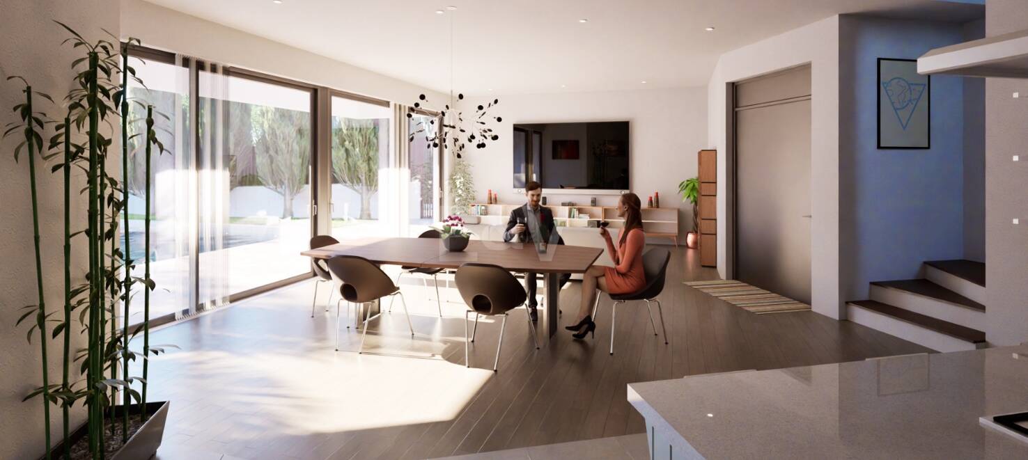 Villa de lujo en construcción a poca distancia de la playa