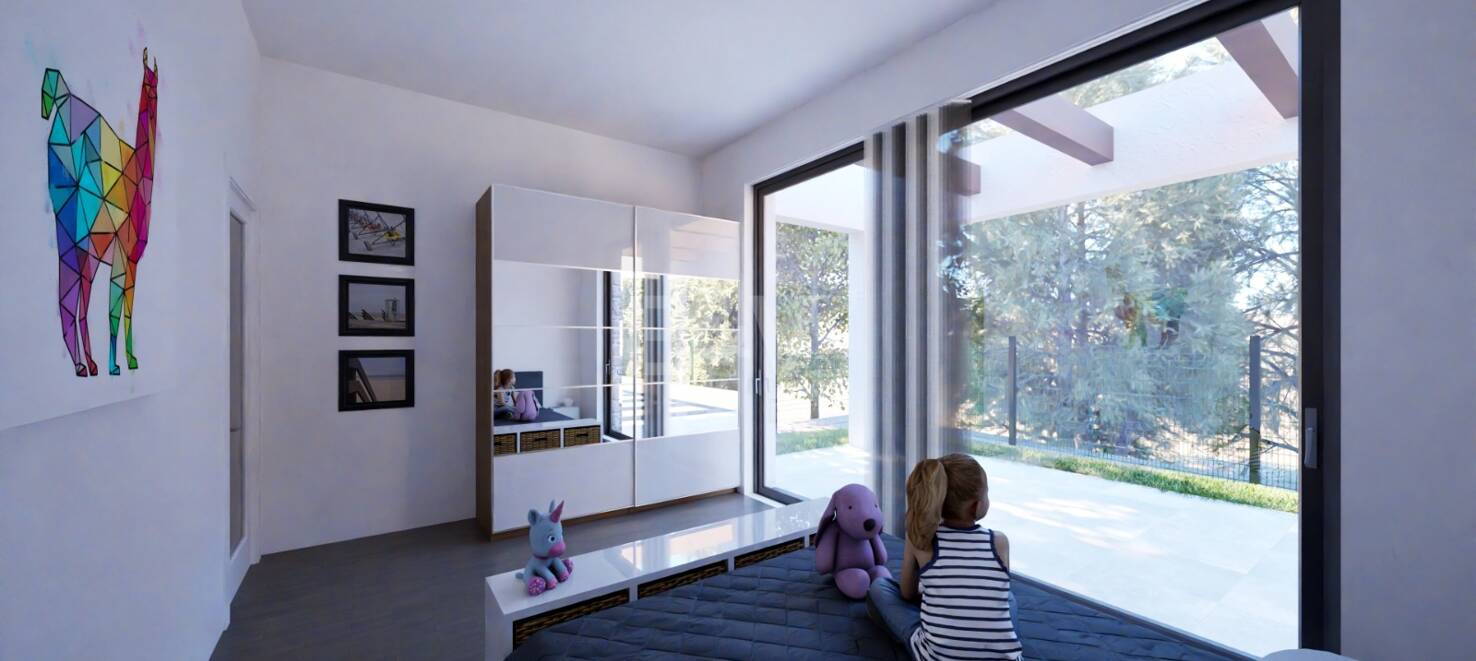 Villa de lujo en construcción a poca distancia de la playa