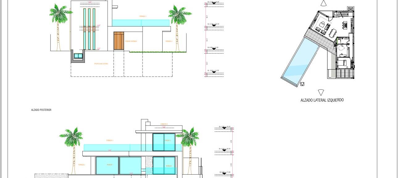 Villa de lujo en construcción a poca distancia de la playa