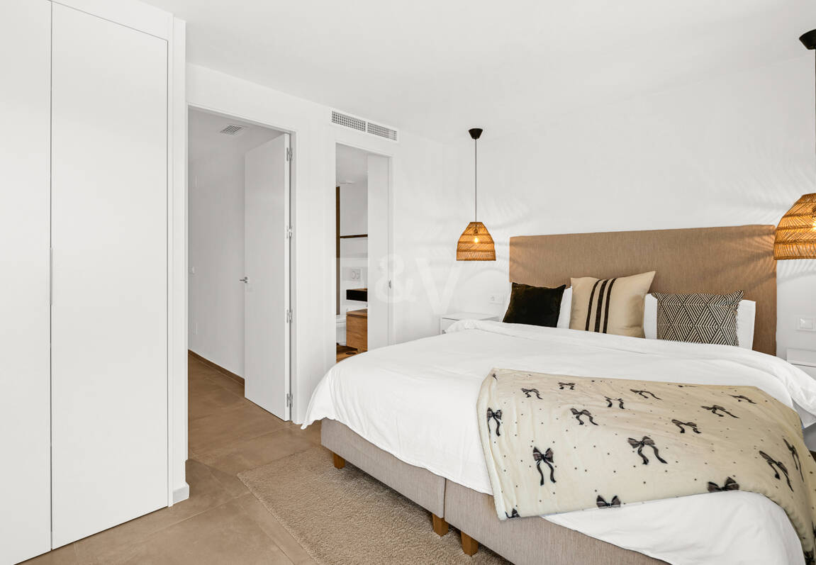 Villa im skandinavischen Stil mit Panoramablick in Las Brisas