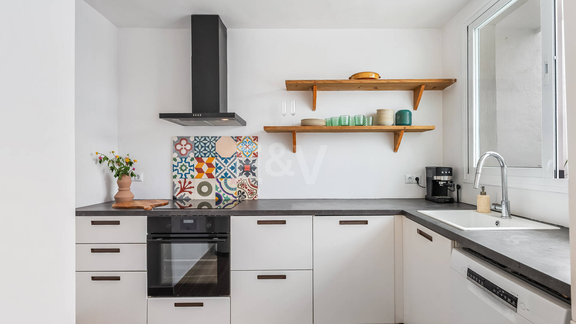 Doppelhaushälfte mit Privatgarten und Meerblick