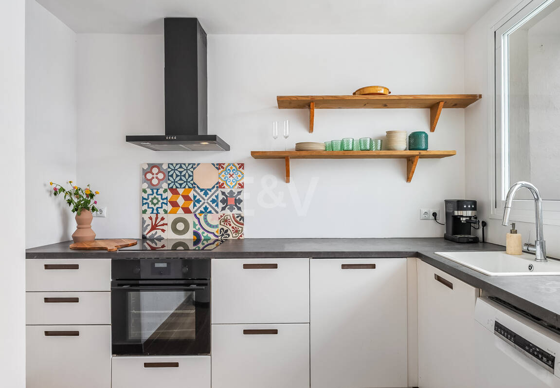 Doppelhaushälfte mit Privatgarten und Meerblick