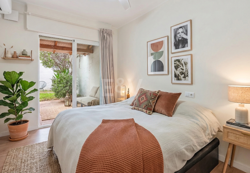 Doppelhaushälfte mit Privatgarten und Meerblick