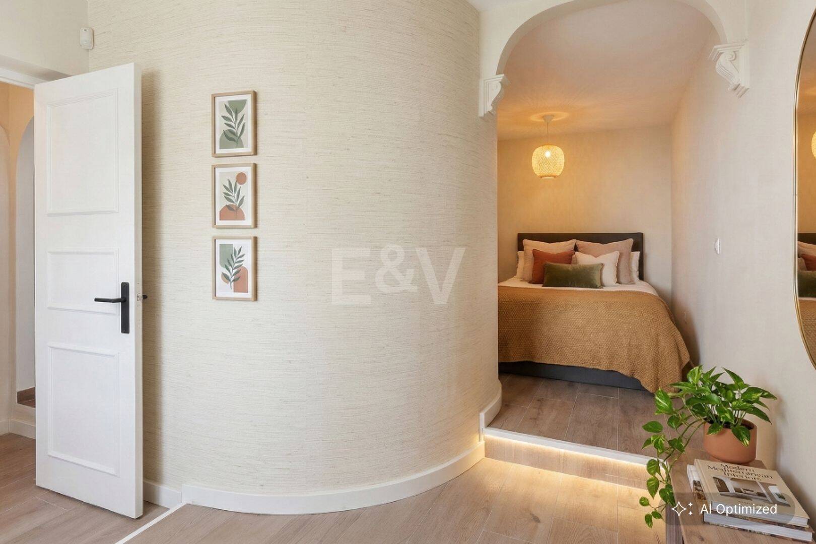 Semi-Detached House med privat trädgård och havsutsikt