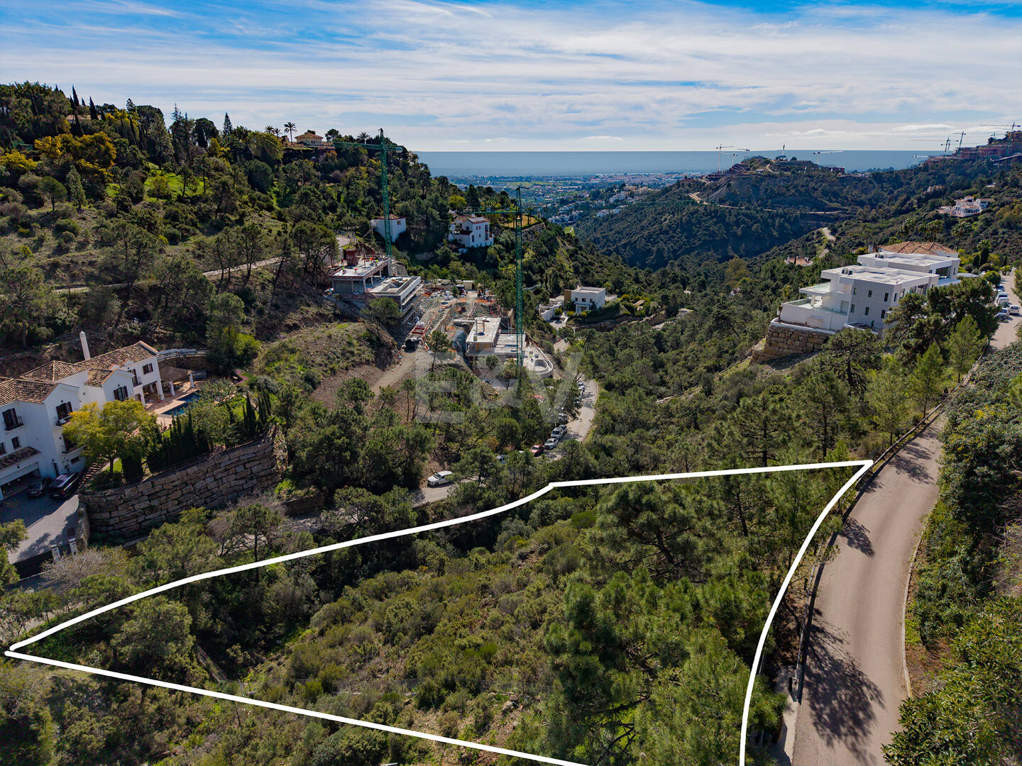 Erstklassiges Baugrundstück mit Südostausrichtung und Meerblick in El Madroñal