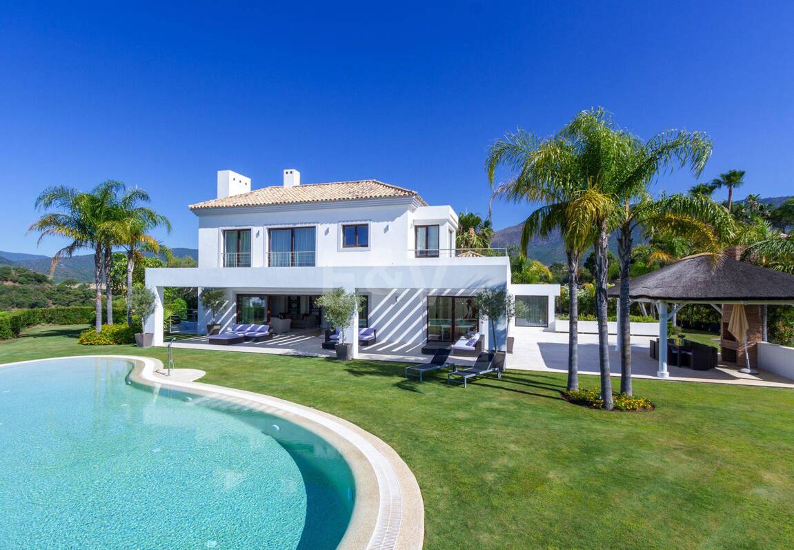 Villa contemporánea con impresionantes vistas en La Zagaleta
