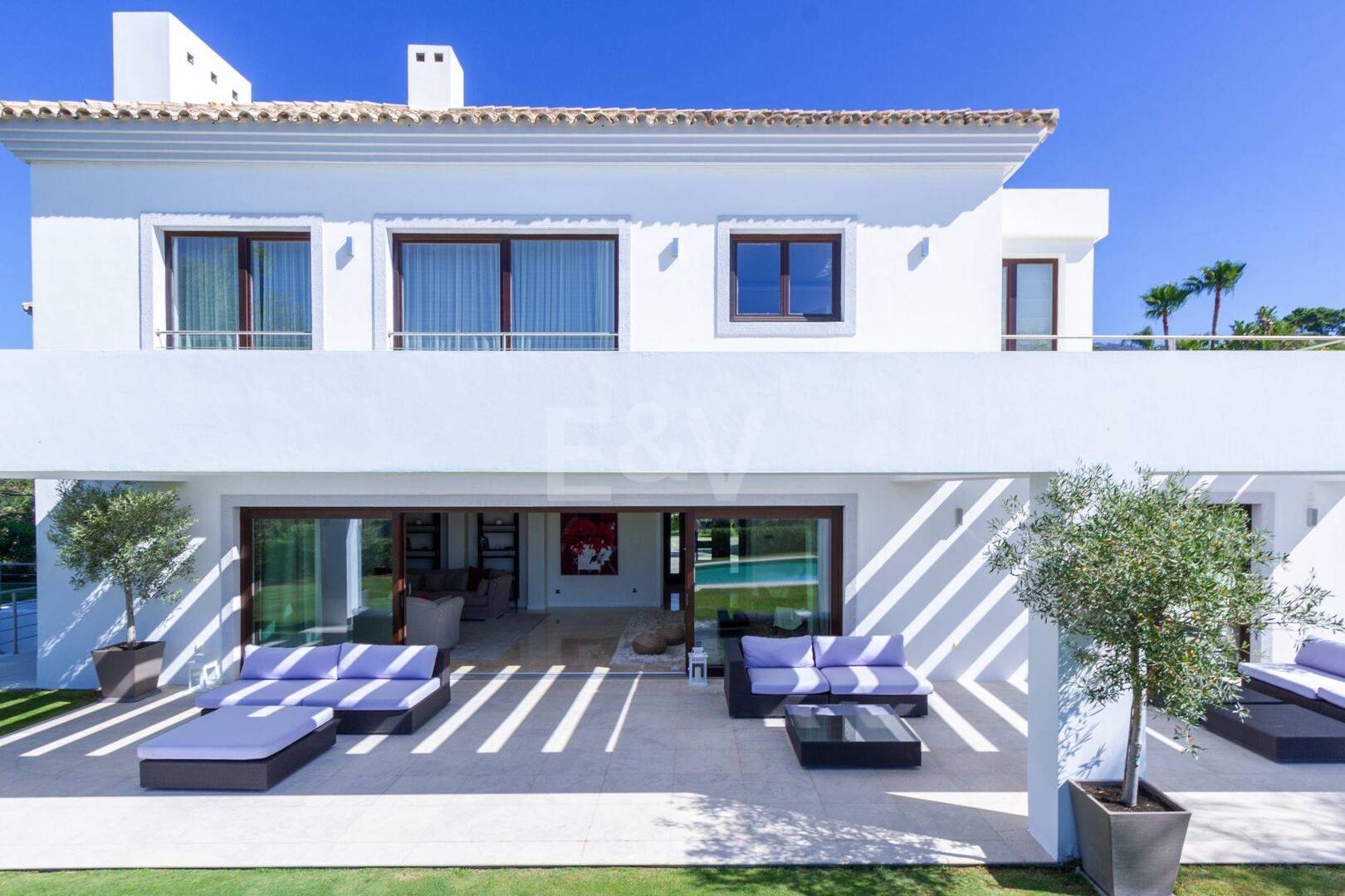 Villa contemporánea con impresionantes vistas en La Zagaleta