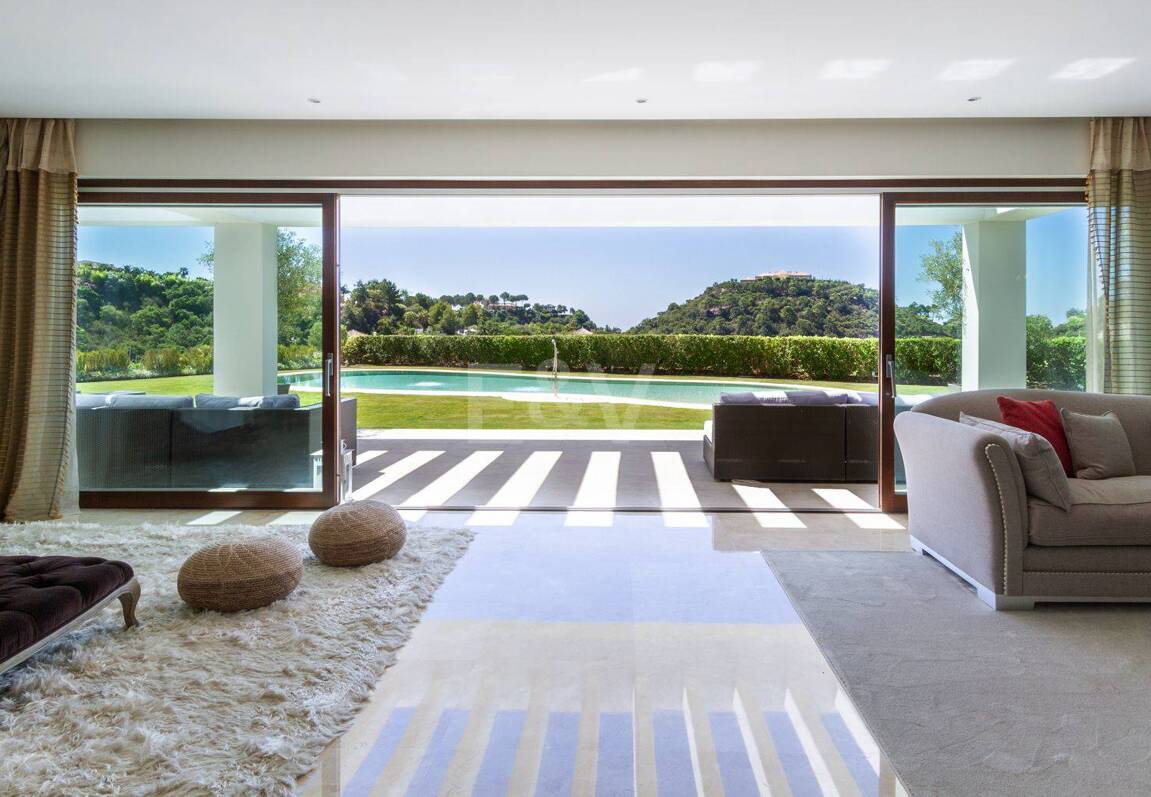 Villa contemporánea con impresionantes vistas en La Zagaleta