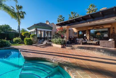 Mediterranean Beachside Villa with Large Garden