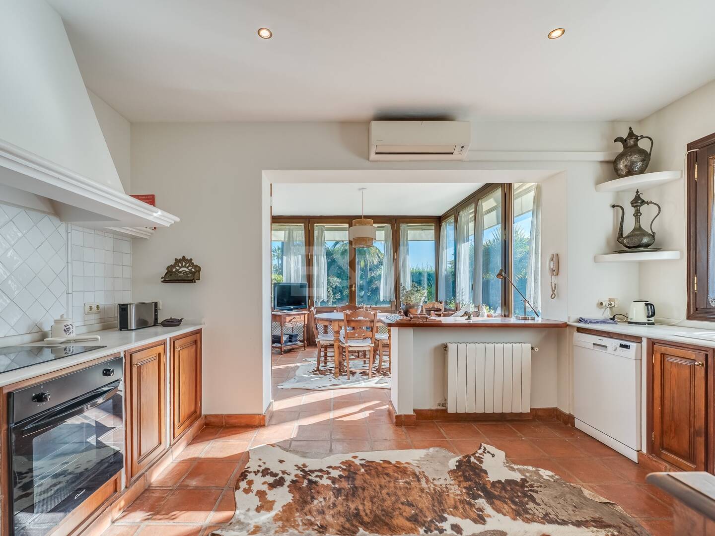 Mediterranean Beachside Villa with Large Garden