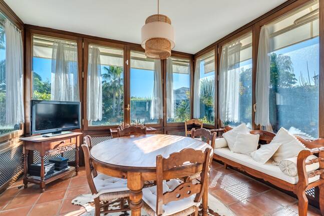 Mediterranean Beachside Villa with Large Garden