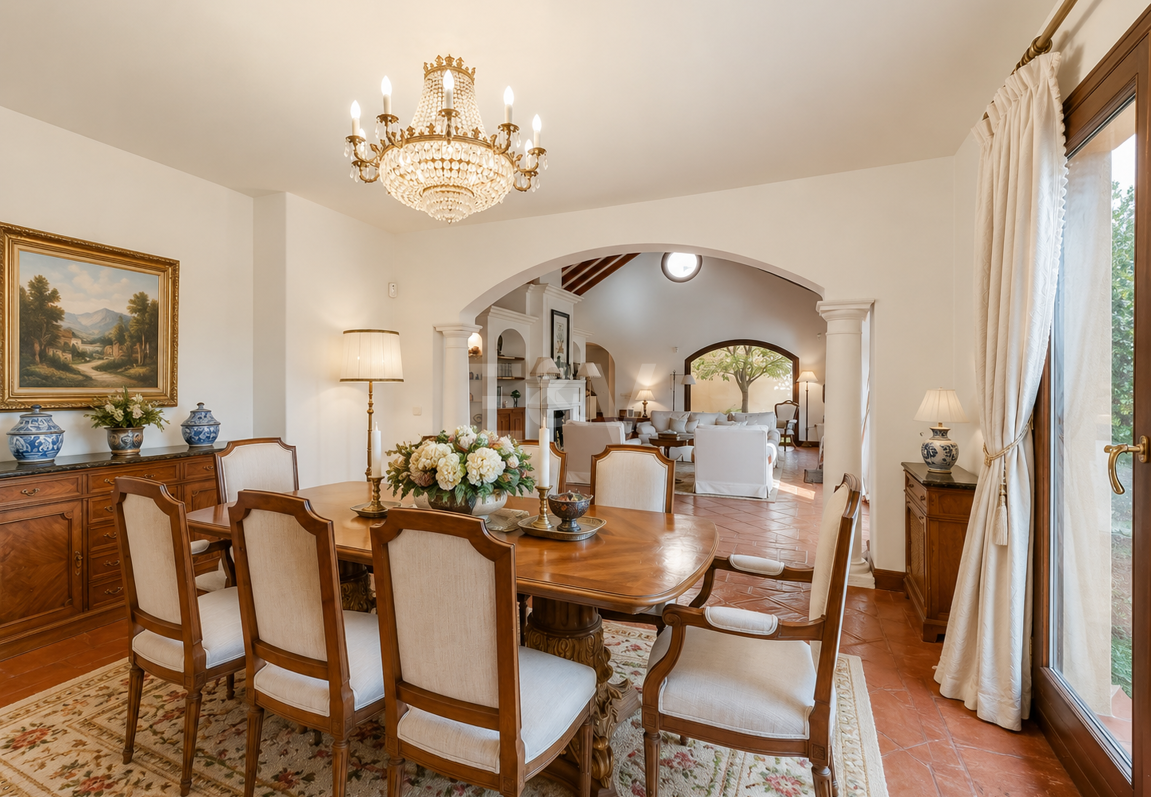 Mediterranean Beachside Villa with Large Garden