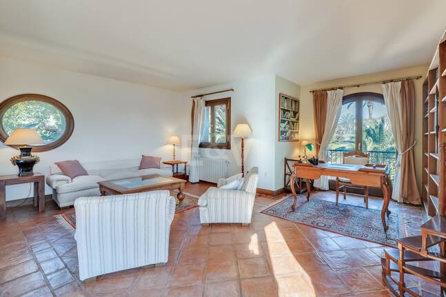 Mediterranean Beachside Villa with Large Garden