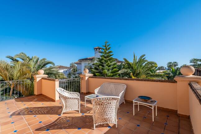 Mediterranean Beachside Villa with Large Garden