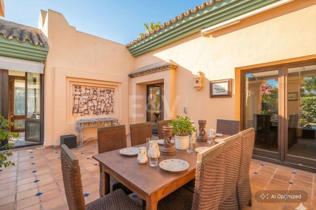 Mediterranean Beachside Villa with Large Garden