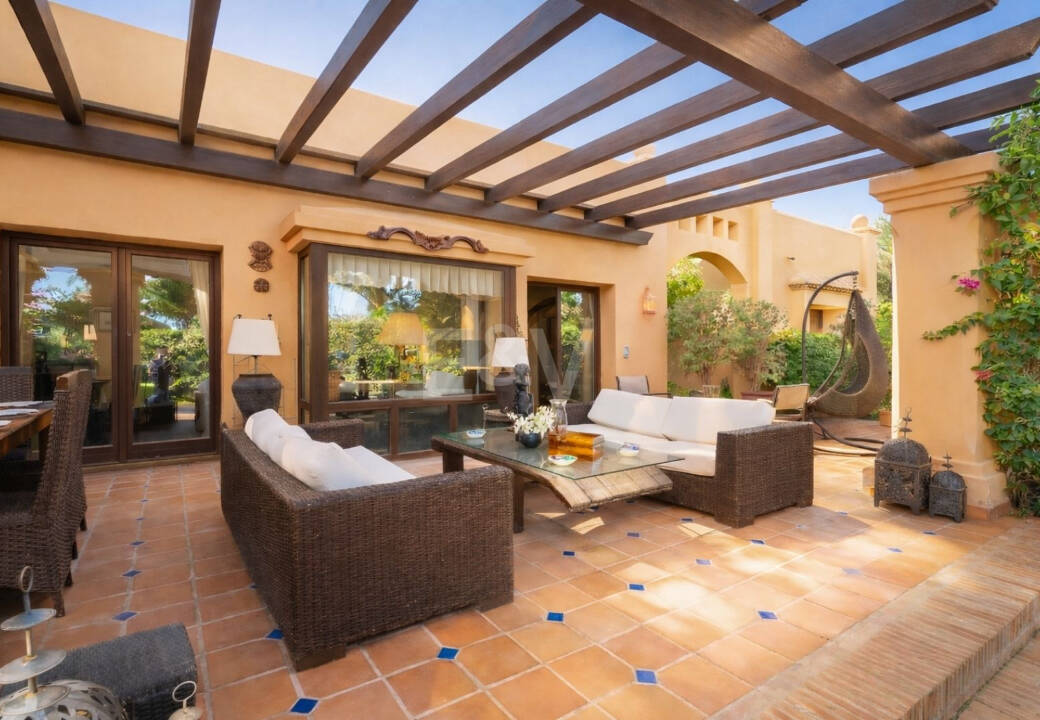 Mediterranean Beachside Villa with Large Garden