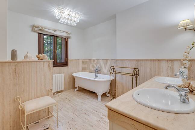 Mediterranean Beachside Villa with Large Garden