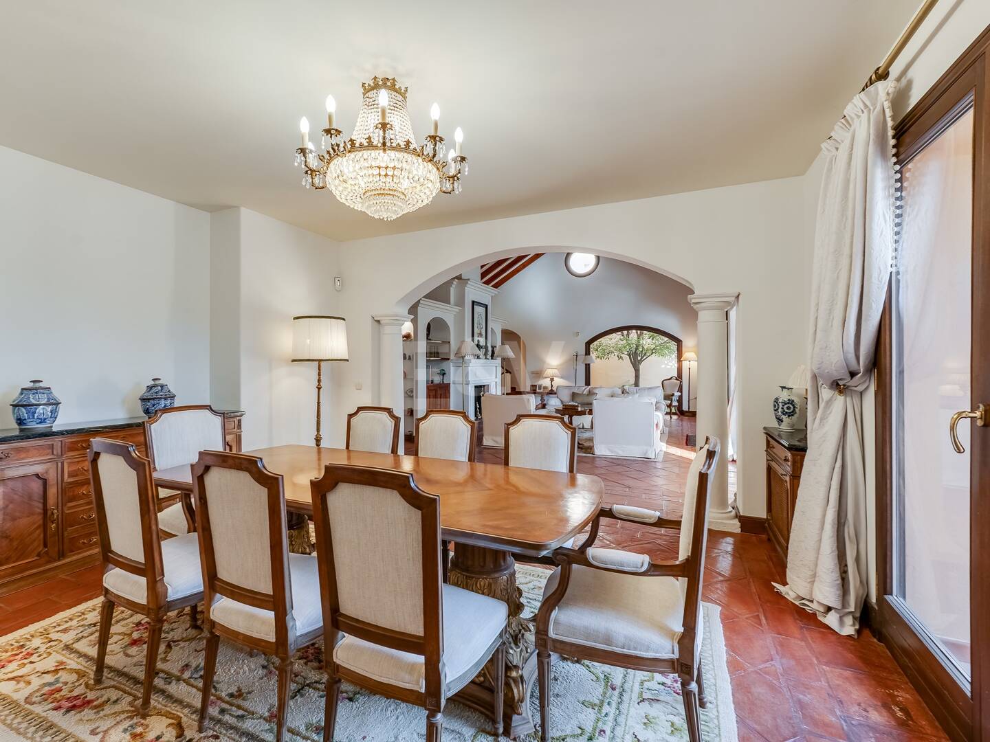 Mediterranean Beachside Villa with Large Garden