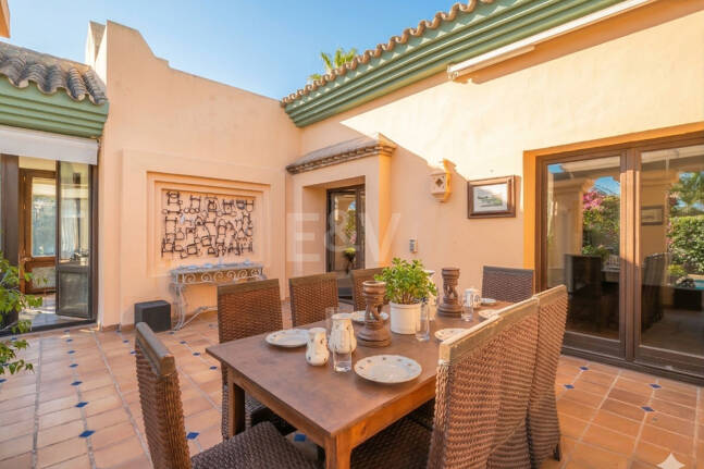 Mediterranean Beachside Villa with Large Garden