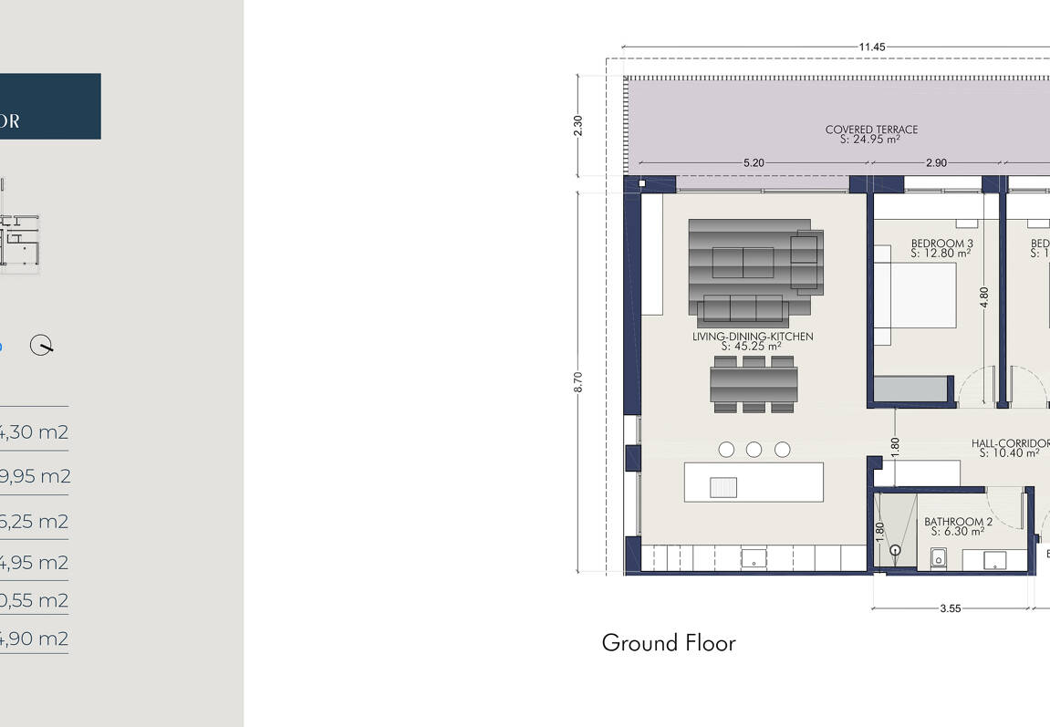Ground Floor Apartment with in Exclusive Boutique Community Near the Beach and City Centre