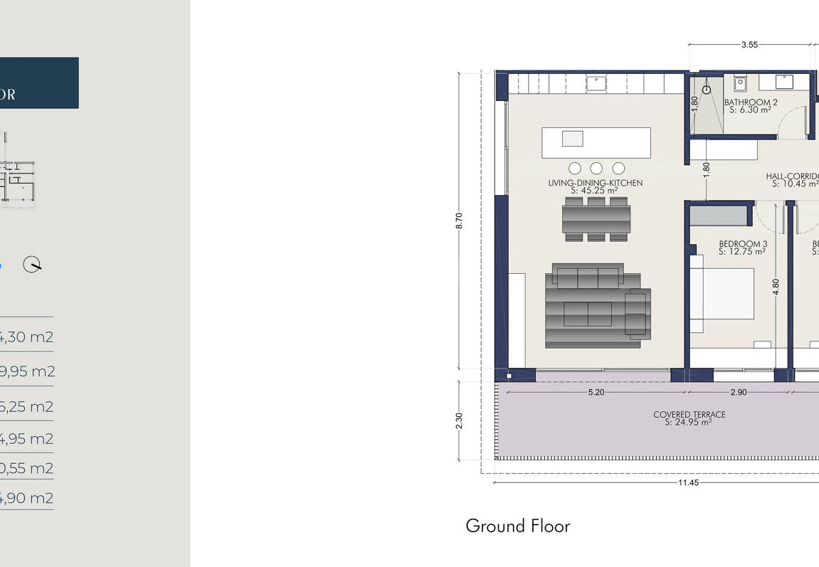 Ground Floor Apartment with in Exclusive Boutique Community Near the Beach and City Centre