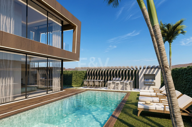 Villa contemporánea en proyecto exclusivo en Río Verde Playa, Milla de Oro de Marbella