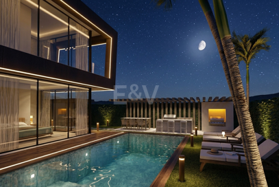 Villa contemporánea en proyecto exclusivo en Río Verde Playa, Milla de Oro de Marbella