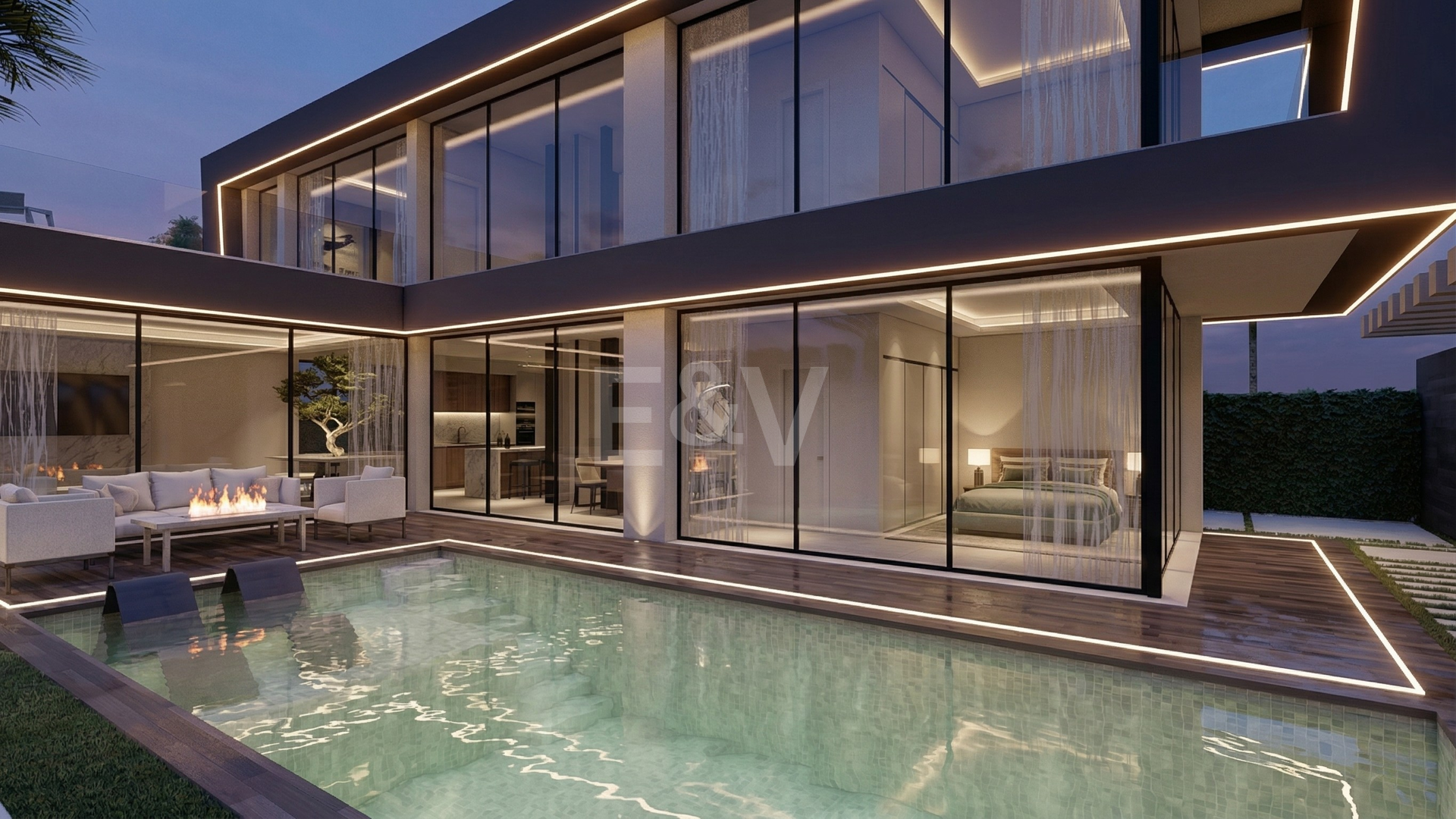 Villa contemporánea en proyecto exclusivo en Río Verde Playa, Milla de Oro de Marbella