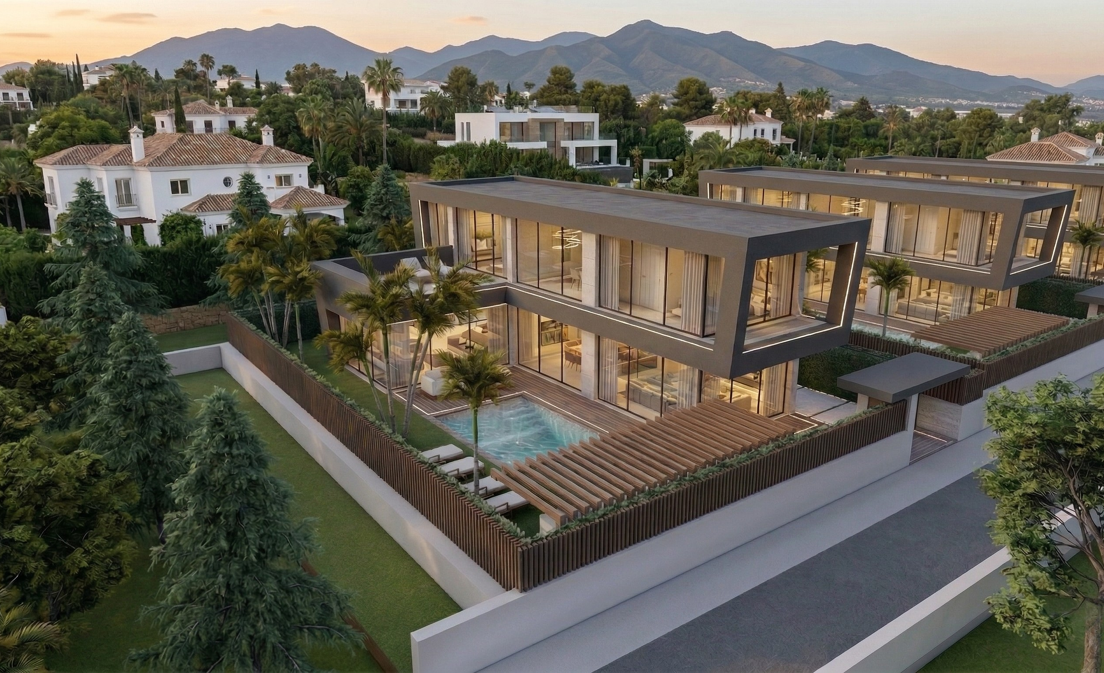 Moderne Villa in exklusivem Neubauprojekt in Río Verde Playa, Marbella Goldene Meile