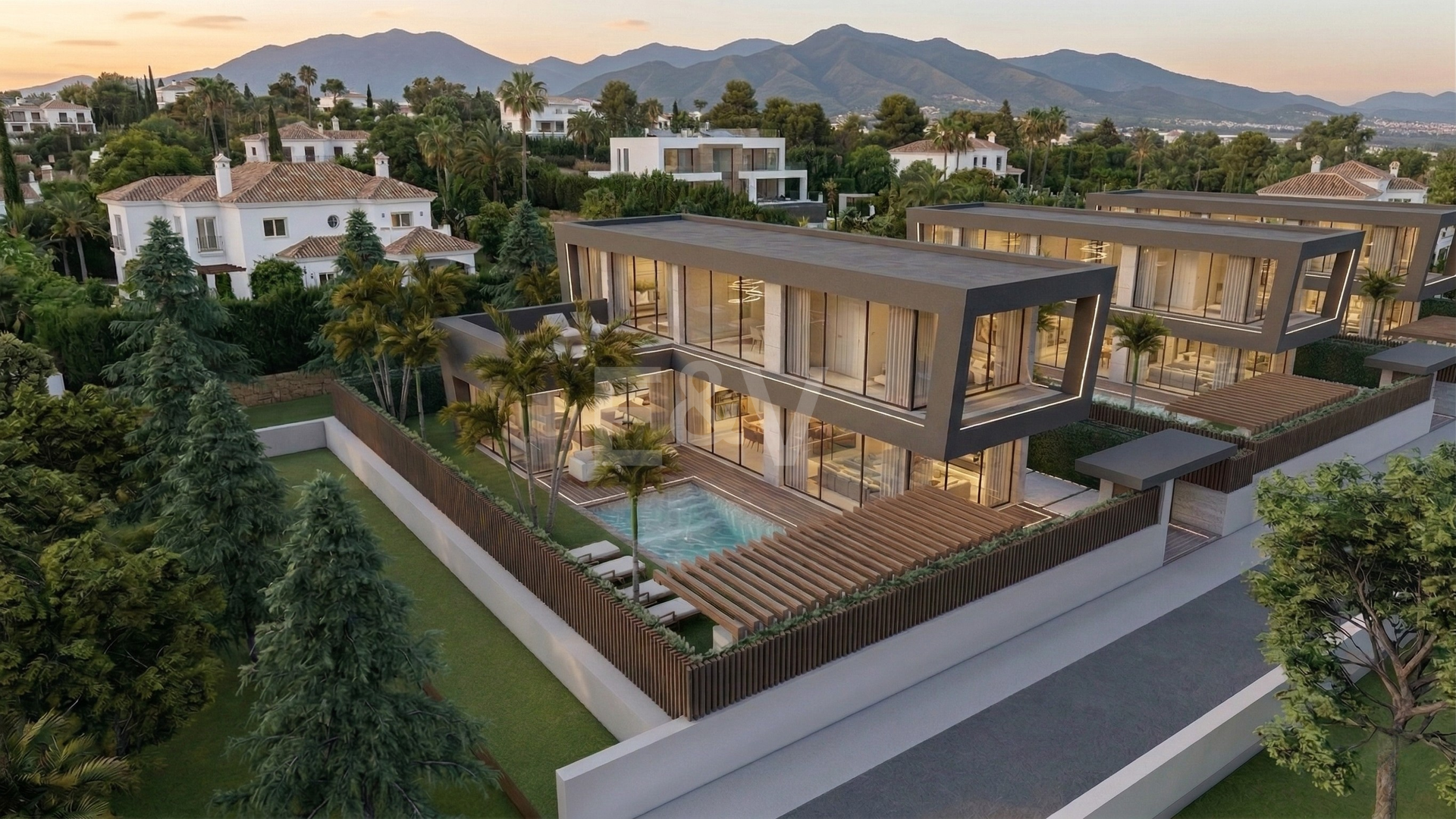 Villa contemporánea en proyecto exclusivo en Río Verde Playa, Milla de Oro de Marbella