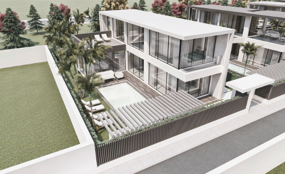 Contemporary Beachside Villa Project in Río Verde Playa, Marbella Golden Mile