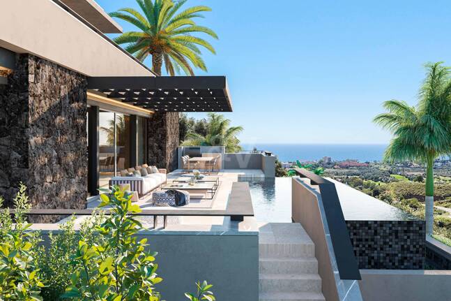 Panoramic Sea View Villa Under Construction in El Rosario, Marbella East