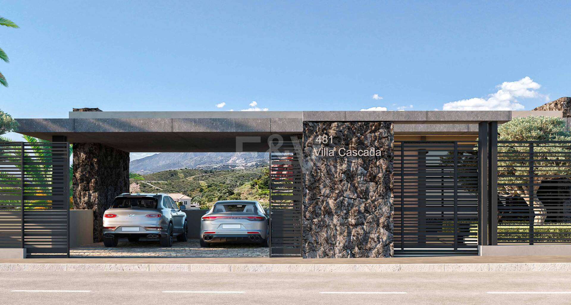 Panoramic Sea View Villa Under Construction in El Rosario, Marbella East