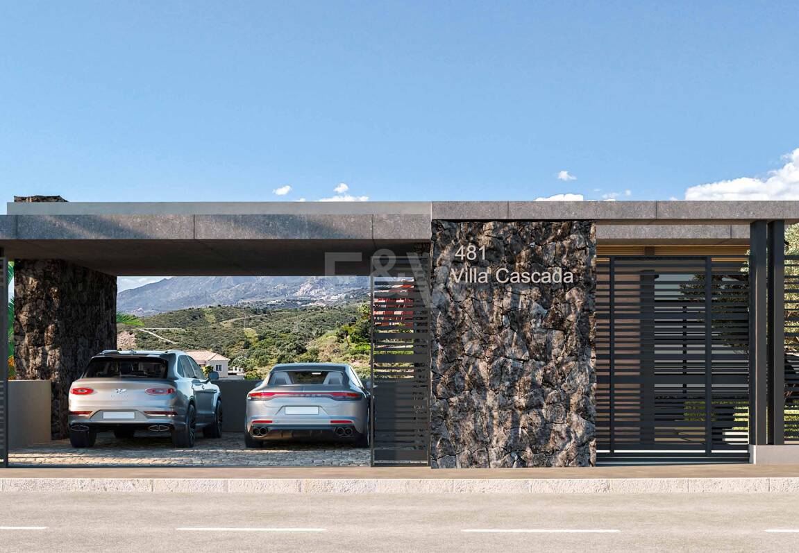 Panoramic Sea View Villa Under Construction in El Rosario, Marbella East