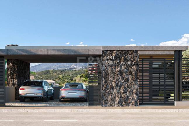 Panoramic Sea View Villa Under Construction in El Rosario, Marbella East