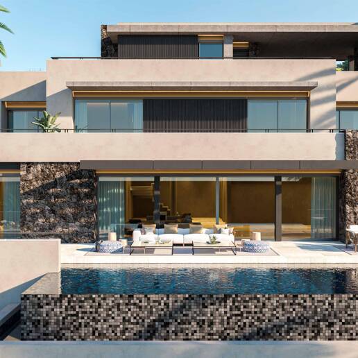 Panoramic Sea View Villa Under Construction in El Rosario, Marbella East