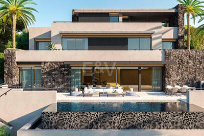 Panoramic Sea View Villa Under Construction in El Rosario, Marbella East