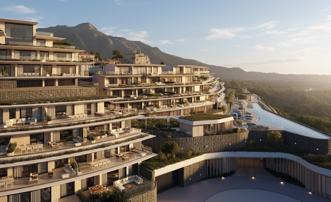 Azurean Marbella Markenresidenzen: Mühelose Aufenthalte, konstante Renditen und Management durch Destination by Hyatt.