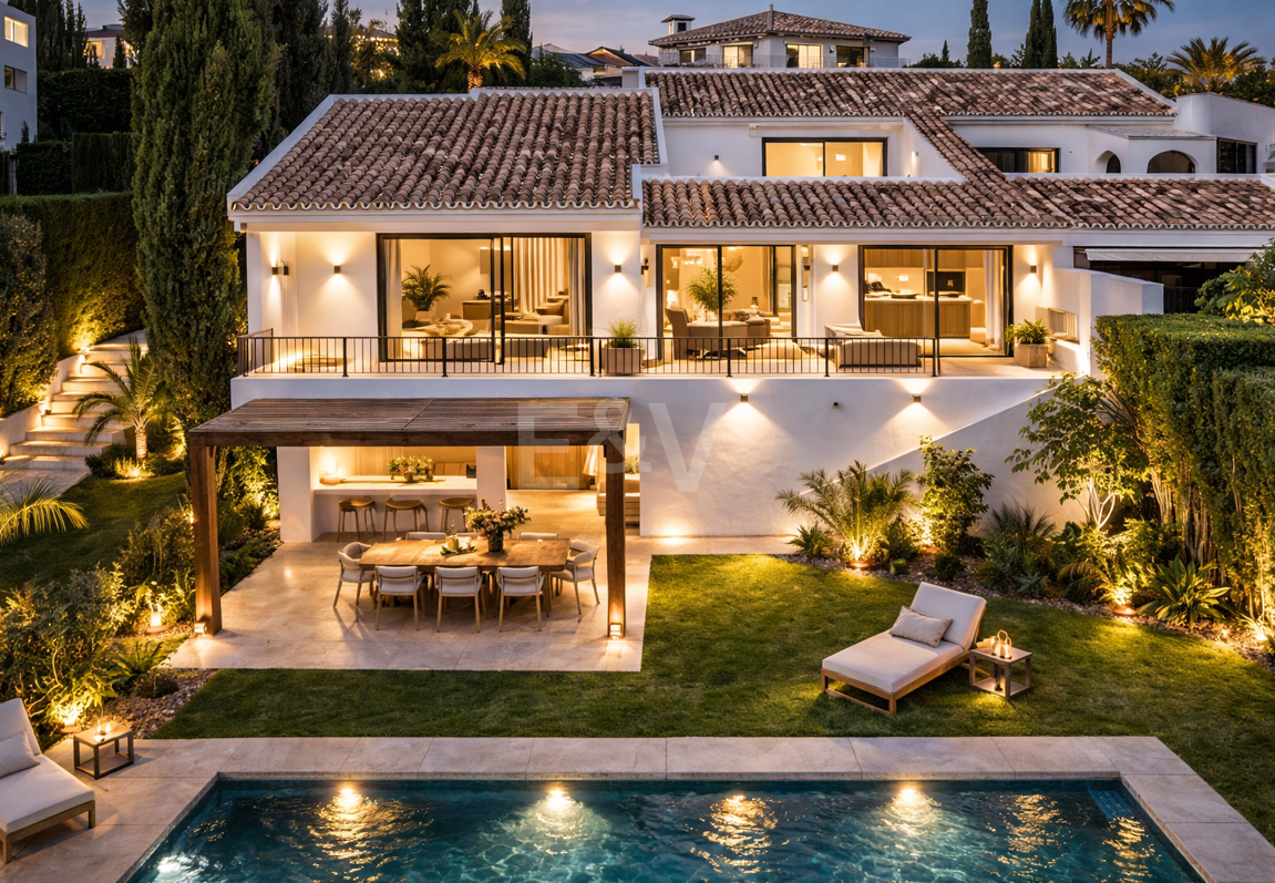 Luxury Semi-Detached Villa with Stunning Sea Views and Elegant Contemporary Design