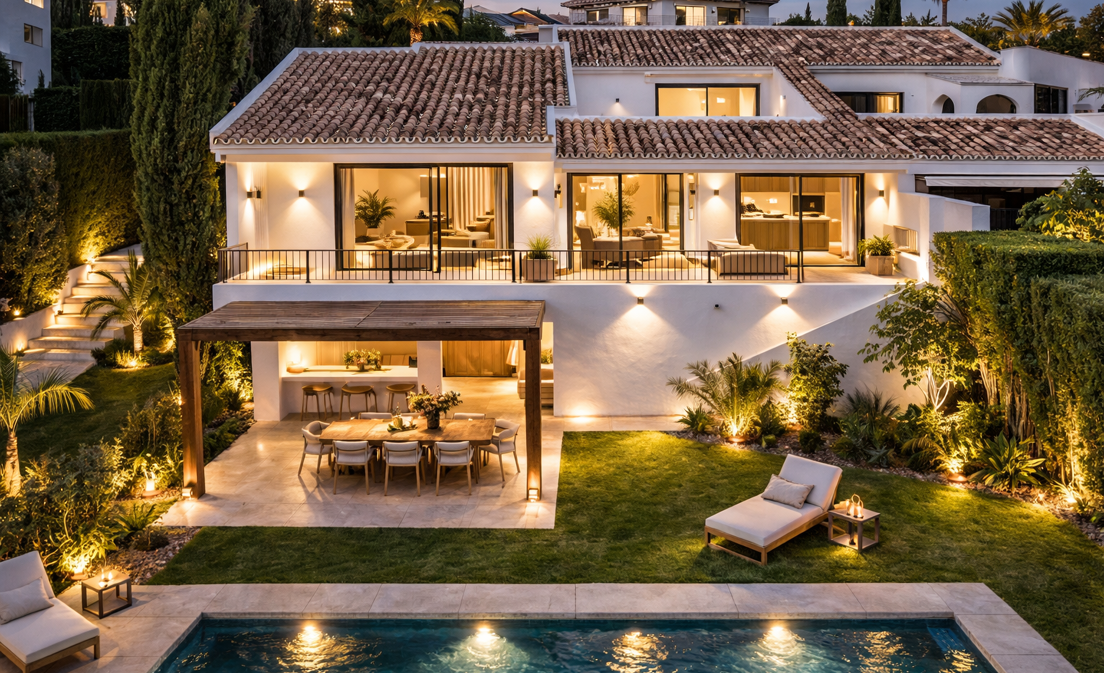 Luxury Semi-Detached Villa with Stunning Sea Views and Elegant Contemporary Design