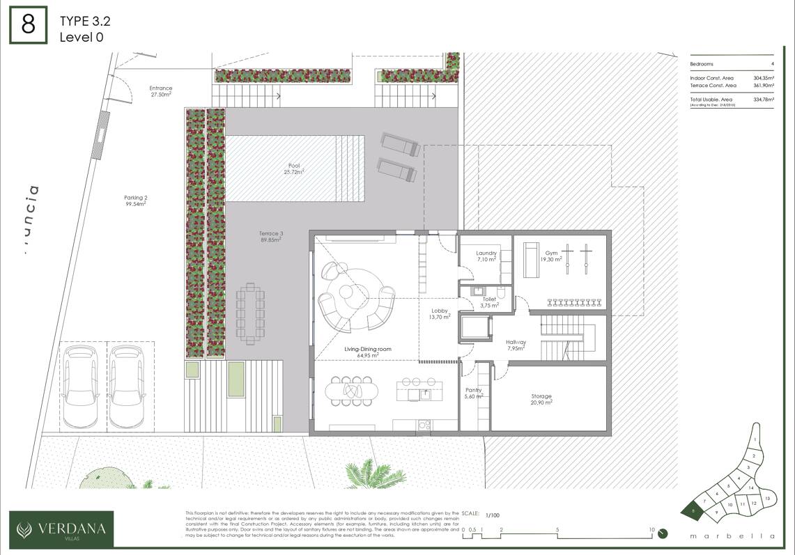 Verdana Villas Tidlös andalusisk levande