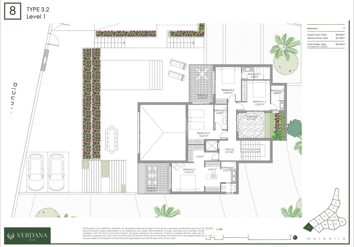 Verdana Villas Tidlös andalusisk levande